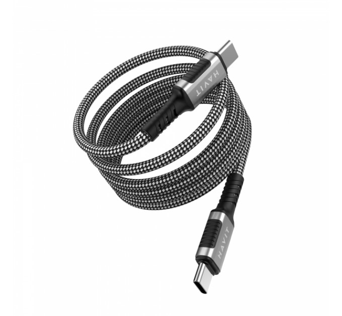 Кабель USB-C - USB-C HAVIT CB6297 PD60W 3A 1м ( магнітний)