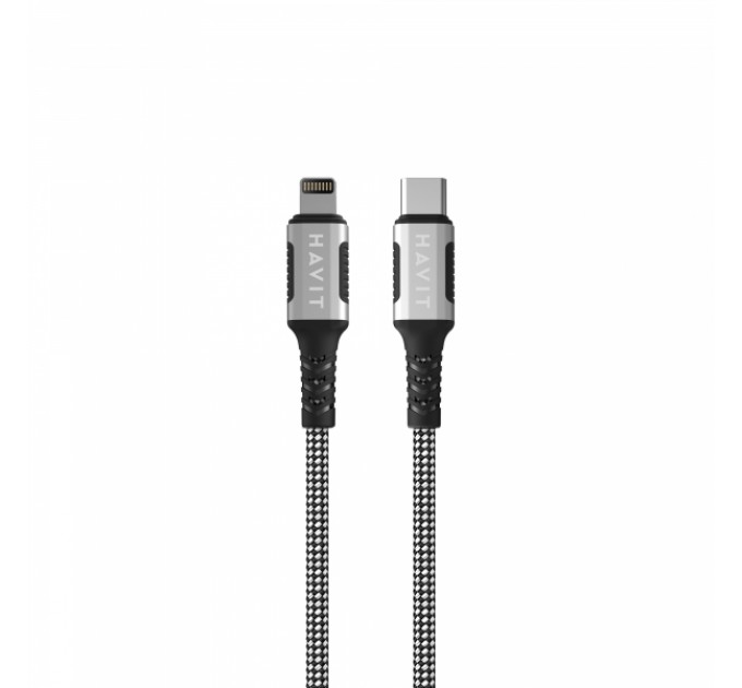 Кабель USB-C - Lightning HAVIT CB6298 PD30W 1м ( магнітний)