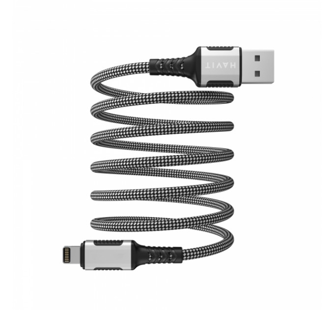 Кабель USB - Lightning HAVIT CB6299 2.4A 1м ( магнітний)