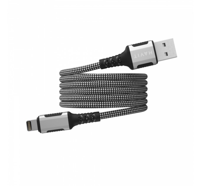 Кабель USB - Lightning HAVIT CB6299 2.4A 1м ( магнітний)