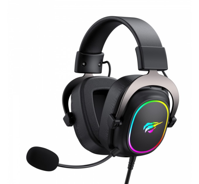 Ігрові навушники з мікрофоном HAVIT H2002P Black Plug USB 7.1