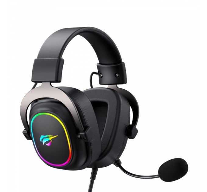 Ігрові навушники з мікрофоном HAVIT H2002P Black Plug USB 7.1