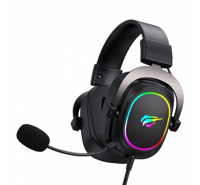 Ігрові навушники з мікрофоном HAVIT H2002P Black Plug USB 7.1