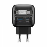 Зарядний пристрій HAVIT UC250 GaN 35W USB-A+USB-C +Кабель USB-C +Watch Charger