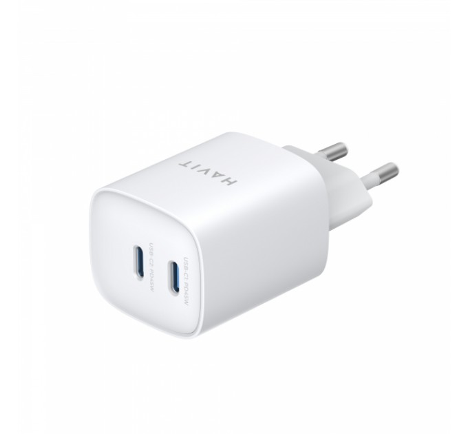 Зарядний пристрій HAVIT UC45 PD45W 2xUSB-C White
