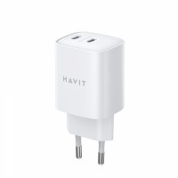 Зарядний пристрій HAVIT UC45 PD45W 2xUSB-C White