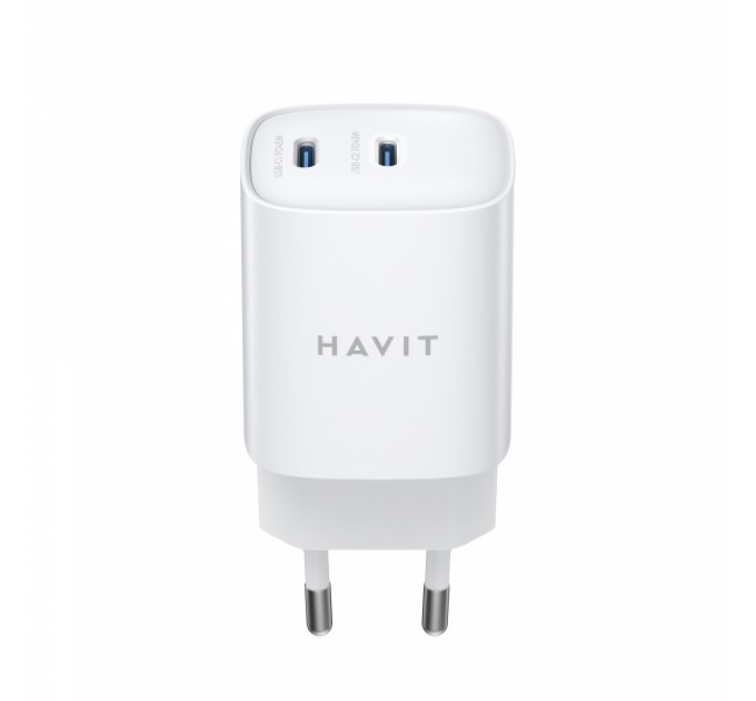 Зарядний пристрій HAVIT UC45 PD45W 2xUSB-C White