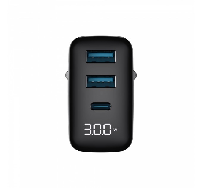 Зарядний пристрій HAVIT UCLE001 GaN 30W 2хUSB-A+USB-C