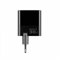 Зарядний пристрій HAVIT UCLE001 GaN 30W 2хUSB-A+USB-C