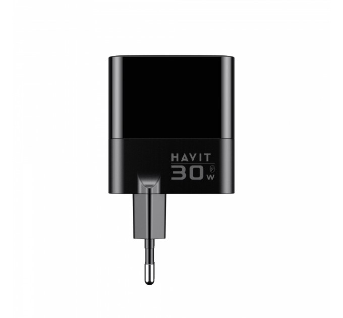 Зарядний пристрій HAVIT UCLE001 GaN 30W 2хUSB-A+USB-C