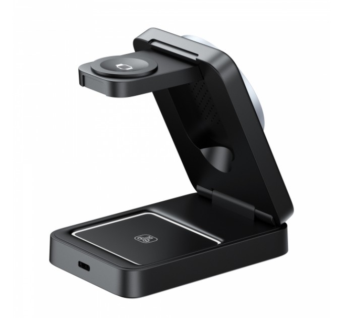 Настільна бездротова зарядка 3в1 HAVIT W3103 15W Gray