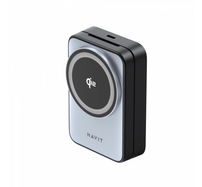 Настільна бездротова зарядка 3в1 HAVIT W3103 15W Gray