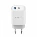 Зарядний пристрій HAVIT UC30 PRO GaN 30W USB-A+USB-C White