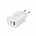 Зарядний пристрій HAVIT UC30 PRO GaN 30W USB-A+USB-C White