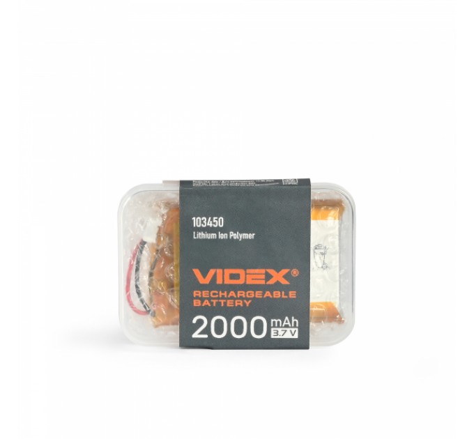 Акумулятор VIDEX Li-pol VLF-B103450-20 2000mAh 1шт