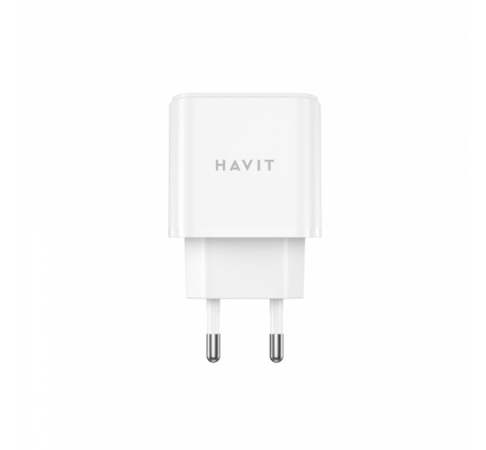 Зарядний пристрій HAVIT UCP019 20W USB-A+USB-C White