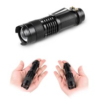 Фонарь K11-XPE(Red), 1хАА/1x14500, 1 РЕЖИМ, zoom, зажим