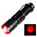 Фонарь K11-XPE(Red), 1хАА/1x14500, 1 РЕЖИМ, zoom, зажим
