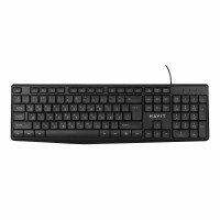 Дротова клавіатура HAVIT KB206 USB Black