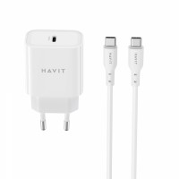 Зарядний пристрій HAVIT ST934 20W USB-C з кабелем USB-C - USB-C