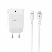 Зарядний пристрій HAVIT ST935 20W USB-C з кабелем USB-C - Lightning