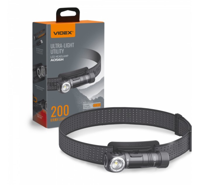 Портативний світлодіодний ліхтарик VIDEX VLF-A056H 200Lm 5000K