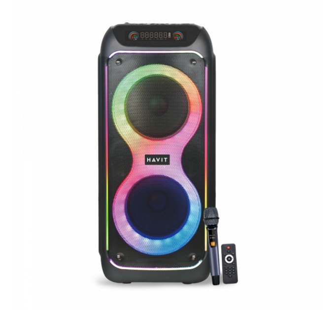 Портативна колонка HAVIT SQ149BT 100W RGB Black