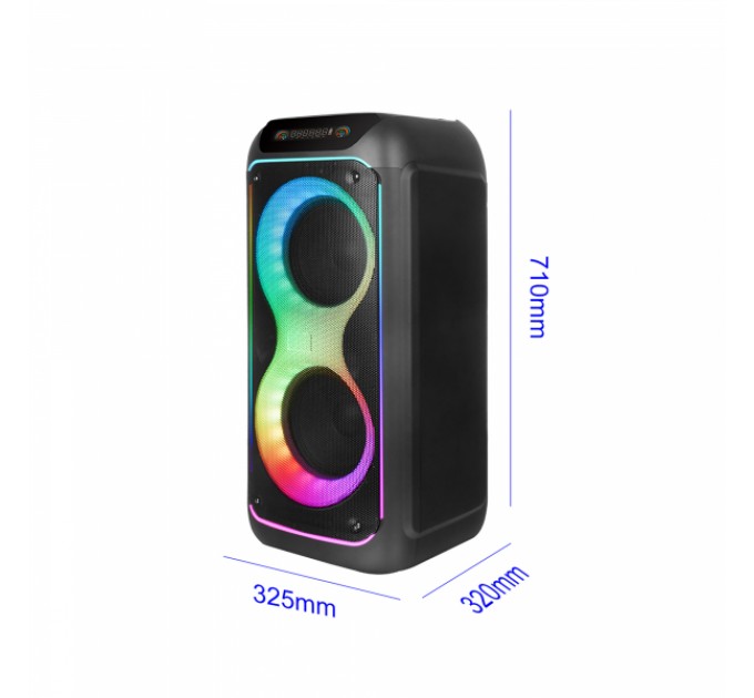 Портативна колонка HAVIT SQ149BT 100W RGB Black