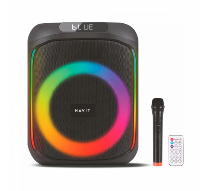 Портативна колонка HAVIT SQ146BT 60W RGB Black