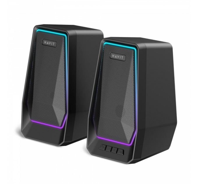 Стерео колонки HAVIT SK769BT USB 10W RGB Black