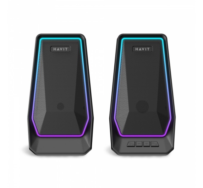 Стерео колонки HAVIT SK769BT USB 10W RGB Black