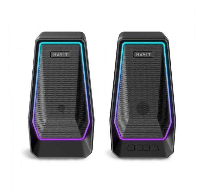 Стерео колонки HAVIT SK769BT USB 10W RGB Black