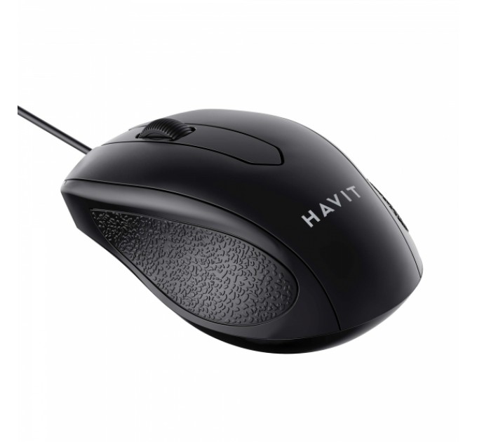 Дротова миша HAVIT MS80 USB Black