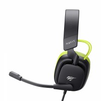 Ігрові навушники з мікрофоном HAVIT H2048U Black+Green Plug USB 7.1