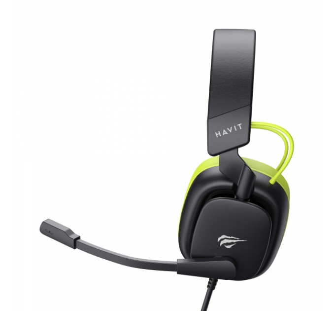 Ігрові навушники з мікрофоном HAVIT H2048U Black+Green Plug USB 7.1