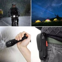 Фонарь 1831-2XPE(White+Red), 1x18650, ЗУ Type-C, zoom, Box