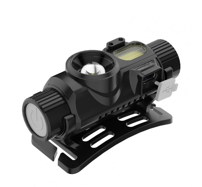 Фонарь налобный YY-16-XPE+COB, Motion Sensor, Li-Ion аккумулятор, ЗУ Type-C, магнит