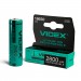 Акумулятор Videx літій-іонний 18650 (без захисту) 2800mAh