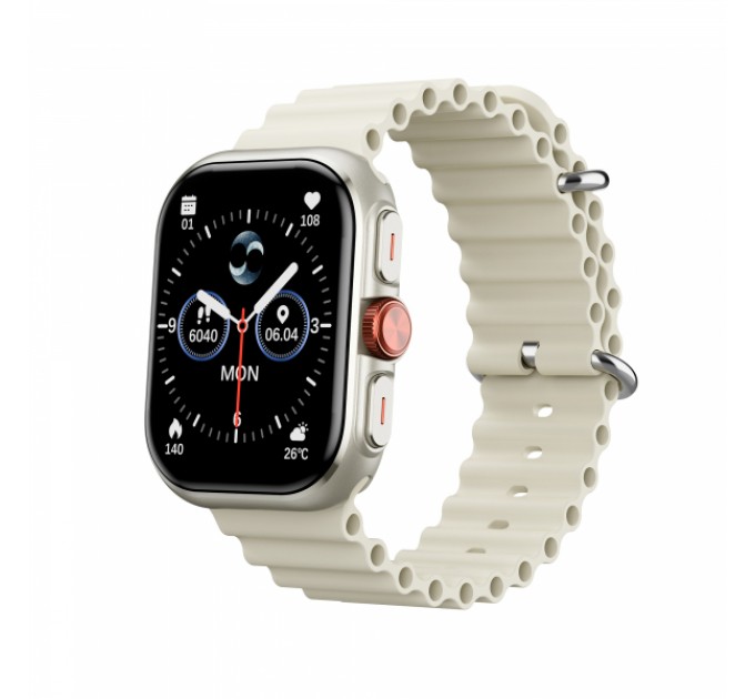 Cмарт годинник HAVIT M9068 IP68 Bluetooth Call Titanium