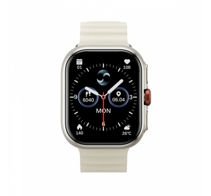 Cмарт годинник HAVIT M9068 IP68 Bluetooth Call Titanium