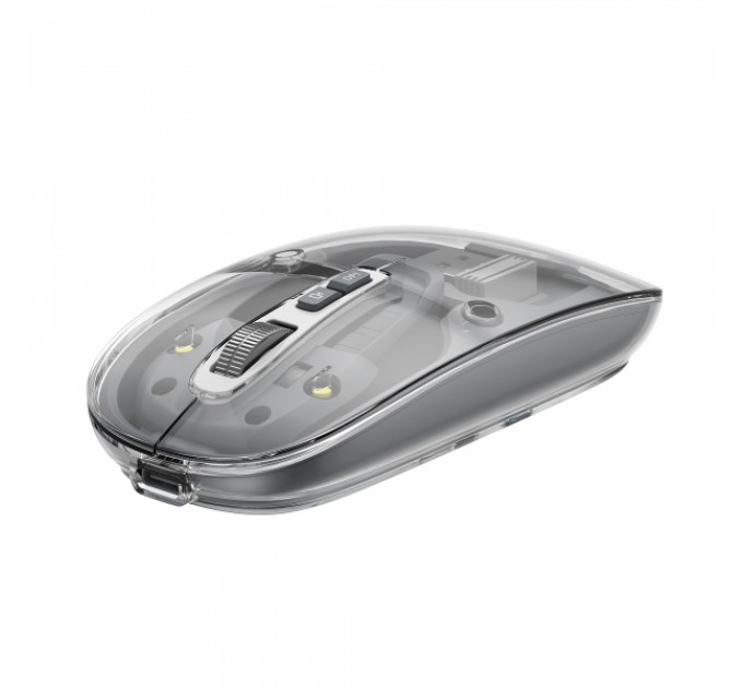 Бездротова миша дворежимна HAVIT MS62WB Pro Transparent Gray