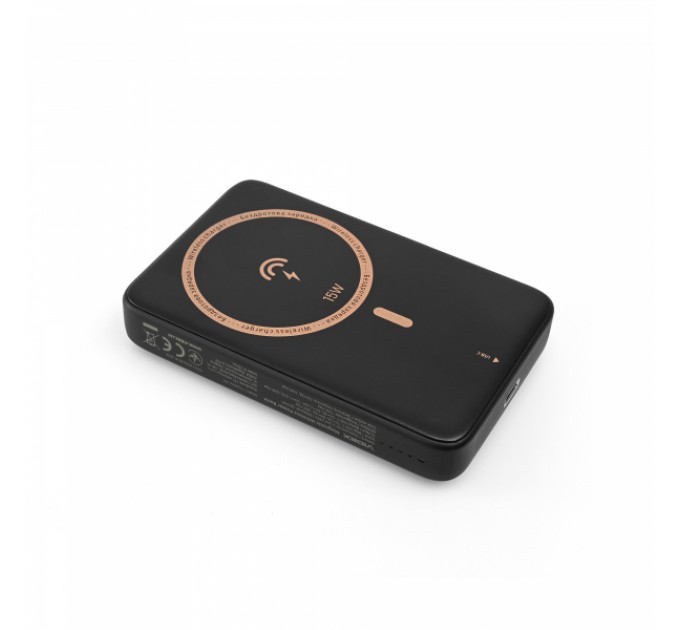 Повербанк з бездротовою зарядкою 10000mAh VIDEX VPB-331 PD20W Black