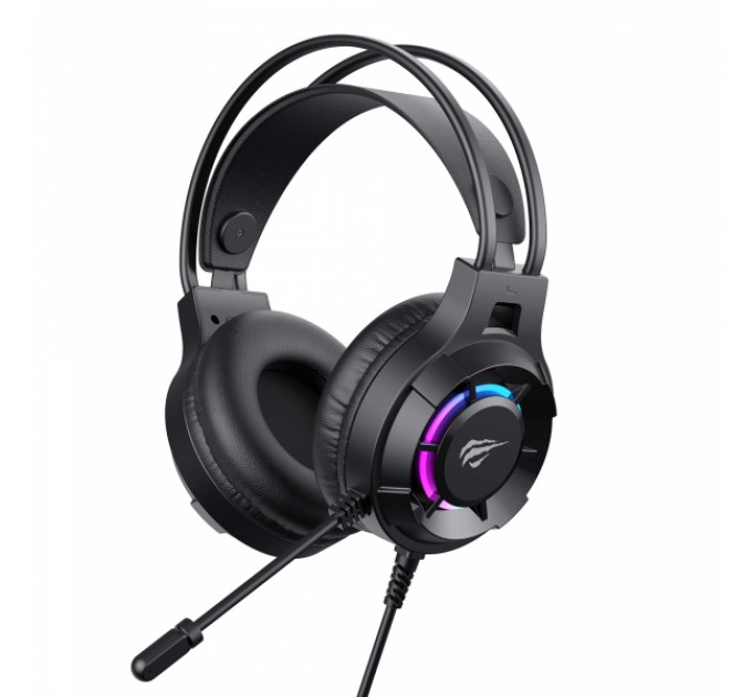 Ігрові навушники з мікрофоном HAVIT H2049d RGB Black