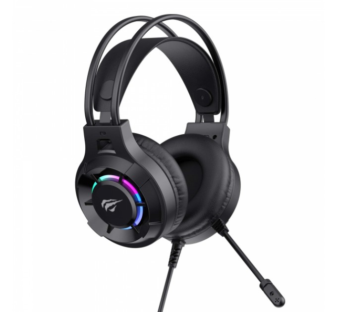 Ігрові навушники з мікрофоном HAVIT H2049d RGB Black