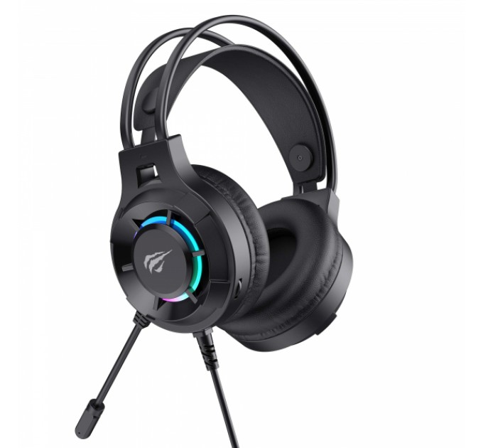 Ігрові навушники з мікрофоном HAVIT H2049d RGB Black