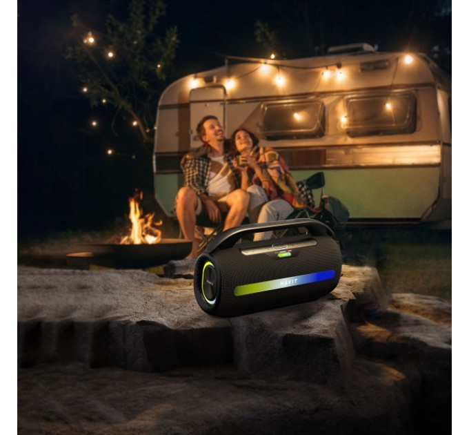 Портативна колонка HAVIT SK920BT IPX6 60W RGB Black