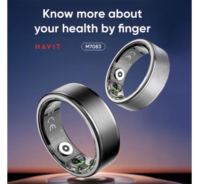 Cмарт кільце HAVIT M7083-12 Bluetooth Black