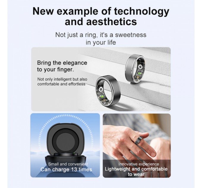 Cмарт кільце HAVIT M7083-12 Bluetooth Black