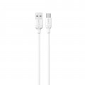 Кабель USB - USB-C HAVIT CB674 3A 1м White (silicone)