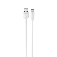 Кабель USB - USB-C HAVIT CB674 3A 1м White (silicone)